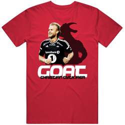 Christian Gytkjaer Denmark Soccer Goat T Shirt Christian Gytkjaer Denmark Soccer Goat T Shirt