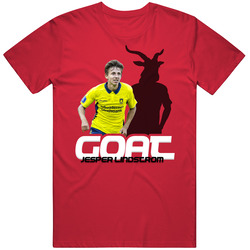 Jesper Lindstrom Denmark Soccer Goat T Shirt Jesper Lindstrom Denmark Soccer Goat T Shirt