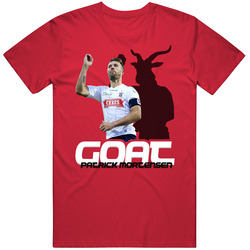 Patrick Mortensen Denmark Soccer Goat T Shirt Patrick Mortensen Denmark Soccer Goat T Shirt