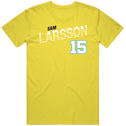 Sam Larsson 15 Sweden Soccer Team Player T Shirt