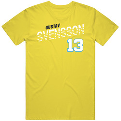 Gustav Svensson 13 Sweden Soccer Team Player T Shirt