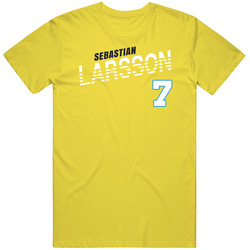 Sebastian Larsson 7 Sweden Soccer Team Player T Shirt
