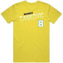 Muamer Tankovic 8 Sweden Soccer Team Player T Shirt