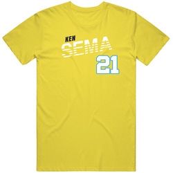 Ken Sema 21 Sweden Soccer Team Player T Shirt
