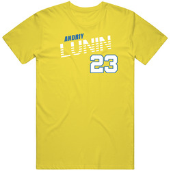 Andriy Lunin 23 Ukraine Soccer Team Player T Shirt