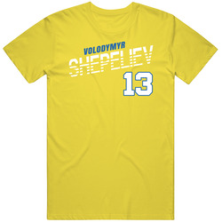 Volodymyr Shepeliev 13 Ukraine Soccer Team Player T Shirt