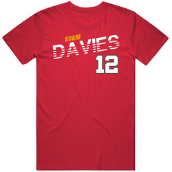 Adam Davies 12 Wales Soccer Team Player T Shirt