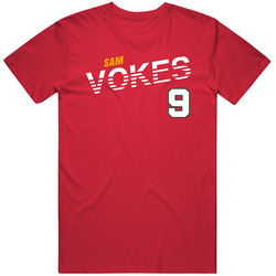Sam Vokes 9 Wales Soccer Team Player T Shirt