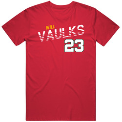 Will Vaulks 23 Wales Soccer Team Player T Shirt