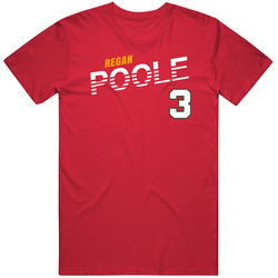 Regan Poole 3 Wales Soccer Team Player T Shirt