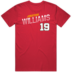 Jonathan Williams 19 Wales Soccer Team Player T Shirt