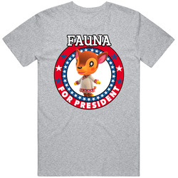 Fauna For President Animal Crossing T Shirt