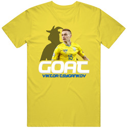 Viktor Tsygankov Goat Greatest Of All Time Ukraine Soccer T Shirt