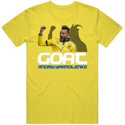 Andriy Yarmolenko Goat Greatest Of All Time Ukraine Soccer T Shirt