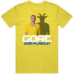 Igor Plastun Goat Greatest Of All Time Ukraine Soccer T Shirt
