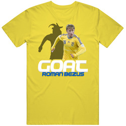 Roman Bezus Goat Greatest Of All Time Ukraine Soccer T Shirt