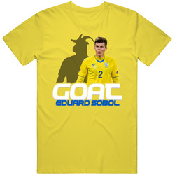 Eduard Sobol Goat Greatest Of All Time Ukraine Soccer T Shirt