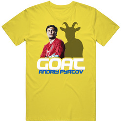 Andriy Pyatov Goat Greatest Of All Time Ukraine Soccer T Shirt