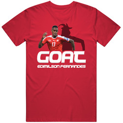 Edimilson Fernandes Goat Greatest Of All Time Switzerland Soccer T Shi
