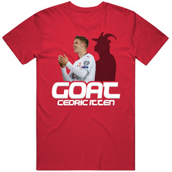 Cedric Itten Goat Greatest Of All Time Switzerland Soccer T Shirt