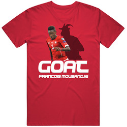 Francois Moubandje Goat Greatest Of All Time Switzerland Soccer T Shir