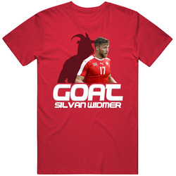 Silvan Widmer Goat Greatest Of All Time Switzerland Soccer T Shirt