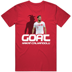 Hakan Calhanoglu Goat Greatest Of All Time Turkey Soccer T Shirt