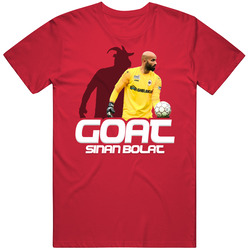 Sinan Bolat Goat Greatest Of All Time Turkey Soccer T Shirt