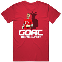 Mert Gunok Goat Greatest Of All Time Turkey Soccer T Shirt
