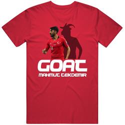 Mahmut Tekdemir Goat Greatest Of All Time Turkey Soccer T Shirt