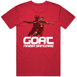 Nazim Sangare Goat Greatest Of All Time Turkey Soccer T Shirt