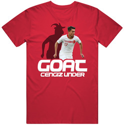 Cengiz Under Goat Greatest Of All Time Turkey Soccer T Shirt