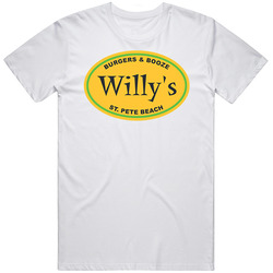 Willy's Burgers And Booze St Petersburg Florida Restaurant T Shir