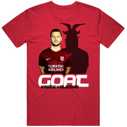 Krste Velkoski North Macedonia Soccer Goat T Shirt