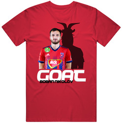 Boban Nikolov North Macedonia Soccer Goat T Shirt