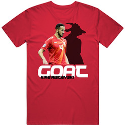 Kire Ristevski North Macedonia Soccer Goat T Shirt
