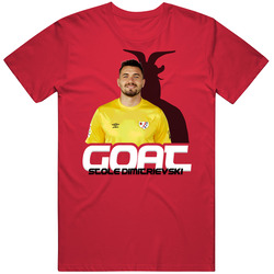 Stole Dimitrievski North Macedonia Soccer Goat T Shirt