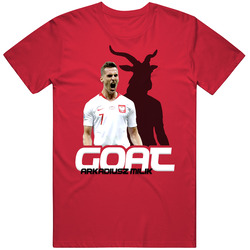Arkadiusz Milik Poland Soccer Goat T Shirt