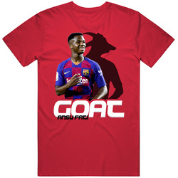 Ansu Fati Spain Soccer Goat T Shirt