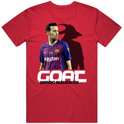 Sergio Busquets Spain Soccer Goat T Shirt