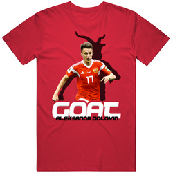 Aleksandr Golovin Russia Soccer Goat T Shirt