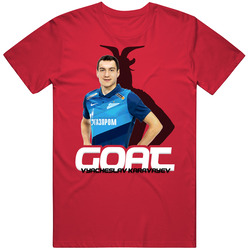 Vyacheslav Karavayev Russia Soccer Goat T Shirt