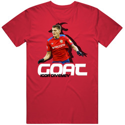Igor Diveyev Russia Soccer Goat T Shirt