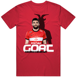 Georgi Dzhikiya Russia Soccer Goat T Shirt