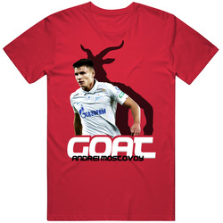 Andrei Mostovoy Russia Soccer Goat T Shirt