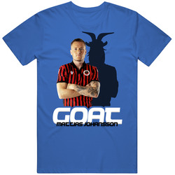 Mattias Johansson Sweden Soccer Goat T Shirt