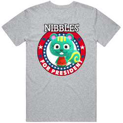 Nibbles For President Animal Crossing T Shirt