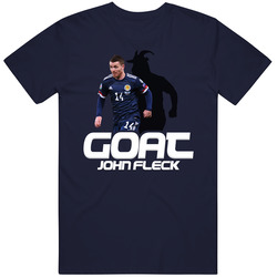 John Fleck Goat Greatest Of All Time Scotland Soccer T Shirt