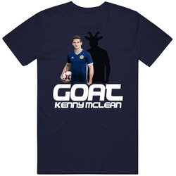 Kenny Mclean Goat Greatest Of All Time Scotland Soccer T Shirt