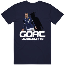 Oli Mcburnie Goat Greatest Of All Time Scotland Soccer T Shirt